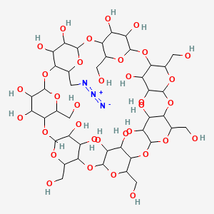 molecular formula C42H69N3O34 B8070243 6-叠氮-6-脱氧-β-环糊精 