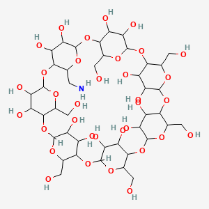molecular formula C42H71NO34 B8070268 6-Amino-6-deoxy-beta-cyclodextrin 