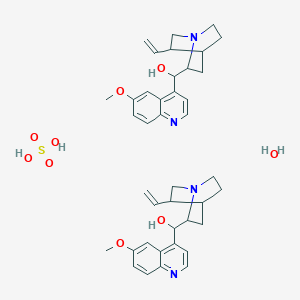 molecular formula C40H52N4O9S B8070301 Quinine sulfate(2:1) 