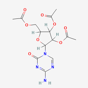 molecular formula C14H18N4O8 B8070304 2',3',5'-triacetyl-5-Azacytidine 