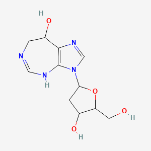 molecular formula C11H16N4O4 B8070352 2'-脱氧甲酰胞苷 