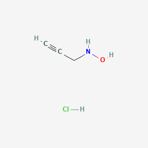 molecular formula C3H6ClNO B8070390 N-(prop-2-yn-1-yl)hydroxylamine hydrochloride 