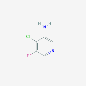 molecular formula C5H4ClFN2 B8070414 4-Chloro-5-fluoropyridin-3-amine 