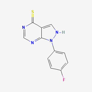 molecular formula C11H7FN4S B8070446 CID 16227345 