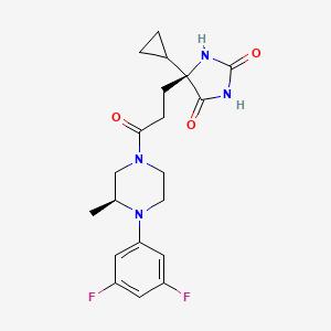 molecular formula C20H24F2N4O3 B8070479 Aldumastat CAS No. 1957278-93-1