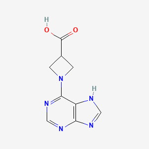 1-(7H-purin-6-yl)azetidine-3-carboxylic acid
