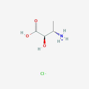 molecular formula C4H10ClNO3 B8070721 [(1R,2S)-1-carboxy-1-hydroxypropan-2-yl]azanium;chloride 