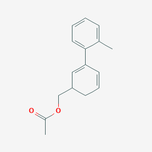 [3-(2-Methylphenyl)cyclohexa-2,4-dien-1-yl]methyl acetate