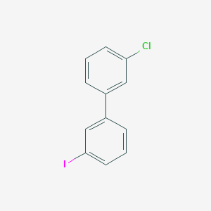 molecular formula C12H8ClI B8070779 1,1'-Biphenyl, 3-chloro-3'-iodo- 