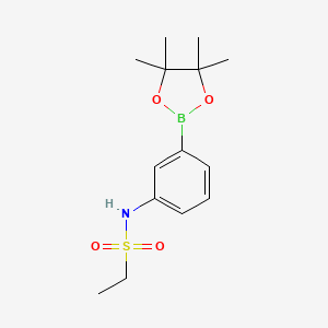 N-[3-(tetramethyl-1,3,2-dioxaborolan-2-yl)phenyl]ethane-1-sulfonamide