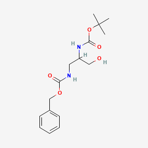 molecular formula C16H24N2O5 B8070868 2-(Boc-amino)-3-(Cbz-amino)-1-propanol 