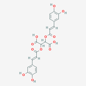 2,3-Bis[3-(3,4-dihydroxyphenyl)-propenoyloxy]butanedioic acid