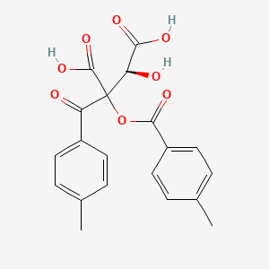 (3S)-3-hydroxy-2-(4-methylbenzoyl)-2-(4-methylbenzoyl)oxybutanedioic acid
