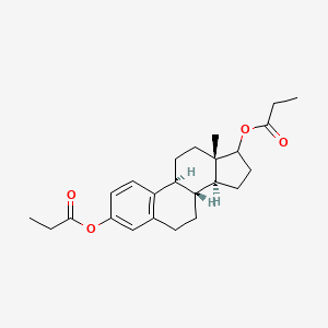 molecular formula C24H32O4 B8070948 Estra-1,3,5(10)triene-3,17-diol dipropanoate CAS No. 309267-99-0