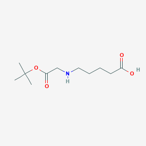 Pentanoic acid, 5-[[(1,1-dimethylethoxy)carbonyl]methylamino]-