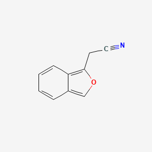 molecular formula C10H7NO B8070999 2-Benzofuranacetonitrile 