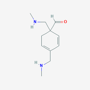 1,4-Bis(methylaminomethyl)cyclohexa-2,4-diene-1-carbaldehyde