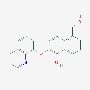 8-Quinolinolium 1'-hydroxy-2'-naphthoate