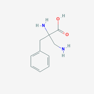 molecular formula C10H14N2O2 B8071079 2-氨基-2-(氨基甲基)-3-苯基丙酸 