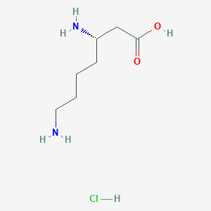 (S)-3,7-Diaminoheptanoic acid hydrochloride