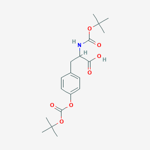 (2R)-2-[(tert-Butoxy)carbonylamino]-3-[4-(tert-butoxycarbonyloxy)phenyl]propanoic acid