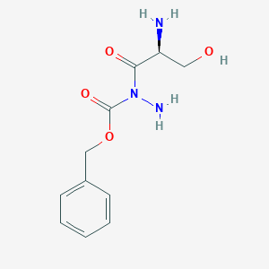 molecular formula C11H15N3O4 B8071102 N-羰基苯氧基甲硫氨酸酰肼 