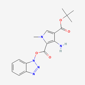tert-Butyl 4-amino-5-{[(1H-benzotriazol-1-yl)oxy]carbonyl}-1-methyl-1H-pyrrole-3-carboxylate