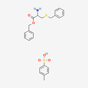Benzyl 2-amino-3-benzylsulfanyl-propanoate; 4-methylbenzenesulfonic acid