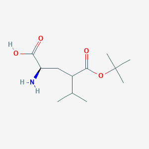 (2R)-2-Amino-4-(tert-butoxycarbonyl)-5-methylhexanoic acid (non-preferred name)