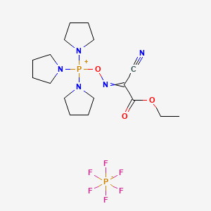 [(1-Cyano-2-ethoxy-2-oxoethylidene)amino]oxy-tripyrrolidin-1-ylphosphanium;hexafluorophosphate