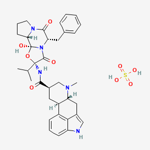 (6aR,9R,10aR)-N-[(1S,2S,4R,7S)-7-benzyl-2-hydroxy-5,8-dioxo-4-propan-2-yl-3-oxa-6,9-diazatricyclo[7.3.0.02,6]dodecan-4-yl]-7-methyl-6,6a,8,9,10,10a-hexahydro-4H-indolo[4,3-fg]quinoline-9-carboxamide;sulfuric acid