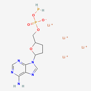 Tetralithium;[5-(6-aminopurin-9-yl)oxolan-2-yl]methyl phosphanyl phosphate