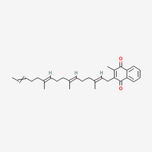 2-methyl-3-[(2E,6E,10E)-3,7,11-trimethylhexadeca-2,6,10,14-tetraenyl]naphthalene-1,4-dione