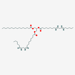 molecular formula C55H98O6 B8071358 [3-hexadecanoyloxy-2-[(9E,12E)-octadeca-9,12-dienoyl]oxypropyl] (9Z,12Z)-octadeca-9,12-dienoate 