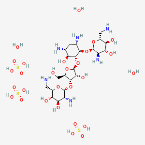 molecular formula C23H58N6O28S3 B8071502 Neomycin, sulfate (salt) 