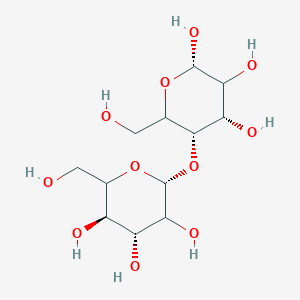 molecular formula C12H22O11 B8071608 (3R,4R,6R)-2-(hydroxymethyl)-6-[(3S,4S,6S)-4,5,6-trihydroxy-2-(hydroxymethyl)oxan-3-yl]oxyoxane-3,4,5-triol 