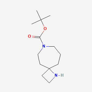 molecular formula C13H24N2O2 B8071777 tert-Butyl 1,7-diazaspiro[3.6]decane-7-carboxylate 