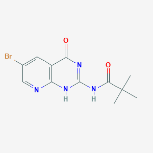 molecular formula C12H13BrN4O2 B8071784 CID 14102545 