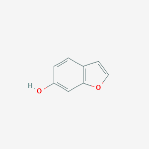 molecular formula C8H6O2 B080719 6-羟基苯并呋喃 CAS No. 13196-11-7