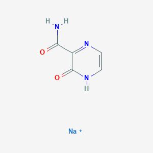 sodium;2-oxo-1H-pyrazine-3-carboxamide