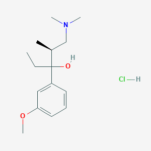 (2S)-1-(Dimethylamino)-3-(3-methoxyphenyl)-2-methylpentan-3-ol;hydrochloride