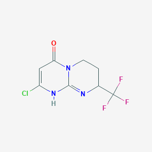 molecular formula C8H7ClF3N3O B8072033 CID 66847372 
