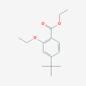 molecular formula C15H22O3 B8072034 Ethyl 4-tert-butyl-2-ethoxybenzoate 