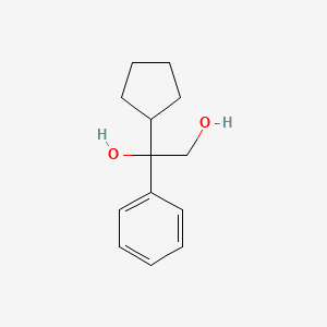 1-Cyclopentyl-1-phenylethane-1,2-diol