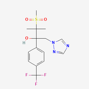 3-Methyl-3-methylsulfonyl-1-(1,2,4-triazol-1-yl)-2-[4-(trifluoromethyl)phenyl]butan-2-ol