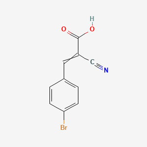 molecular formula C10H6BrNO2 B8072115 4-Bromo-alpha-cyanocinnamic acid 