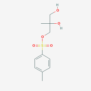 molecular formula C11H16O5S B8072118 (2,3-Dihydroxy-2-methylpropyl) 4-methylbenzenesulfonate 
