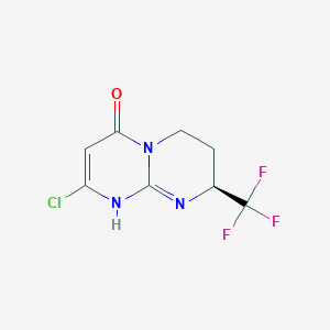 molecular formula C8H7ClF3N3O B8072226 CID 66847374 