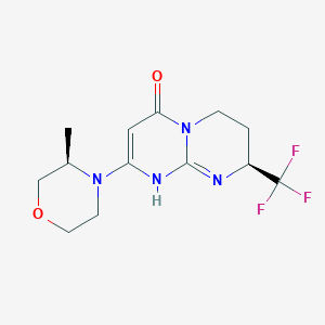 molecular formula C13H17F3N4O2 B8072227 CID 78224427 