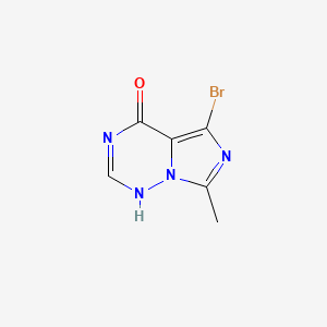 molecular formula C6H5BrN4O B8072235 CID 105486138 